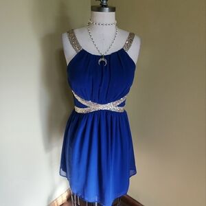 BLue Party Dress 0726